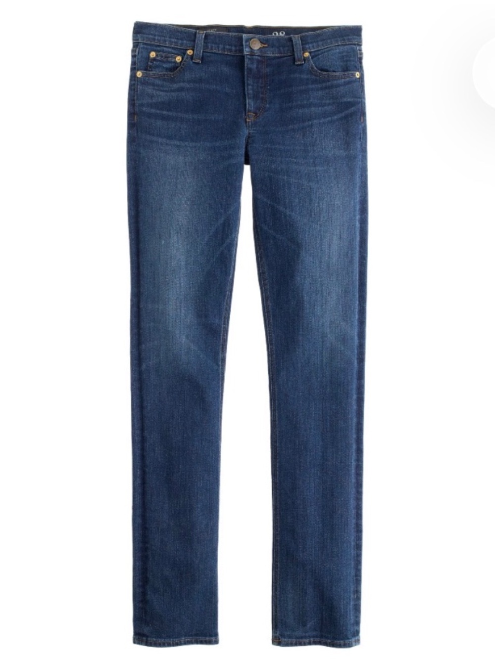 J Crew Matchstick Denim Slim Straight Jeans Medium Dark Wash 26 Short